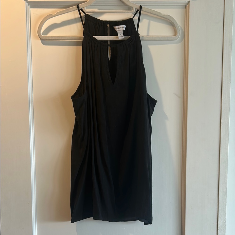 Nine West Black Sleeveless Top